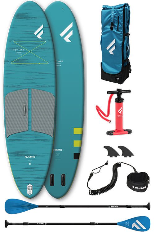 fanatic fly air pocket 104 paddle board package
