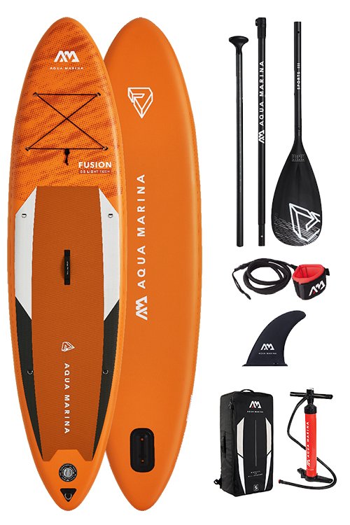 AQUA MARINA FUSION SUP inflatable Stand Up Paddle Surfboard Board Paddel 