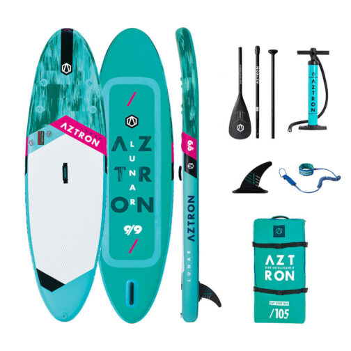 aztron lunar 99 inflatable paddle board