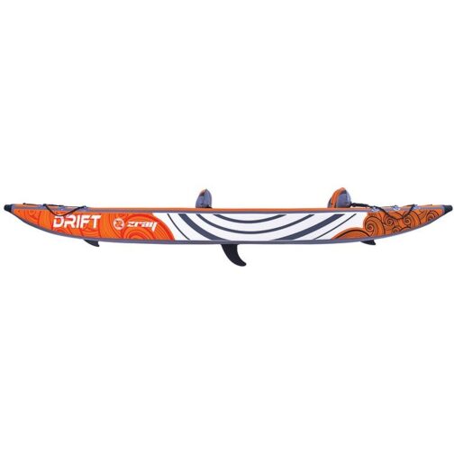 zray drift inflatable kayak side