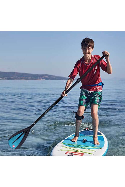red paddle kiddy alloy 2 piece paddle