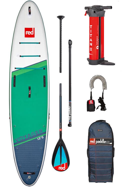 red paddle voyager 126 paddle board package