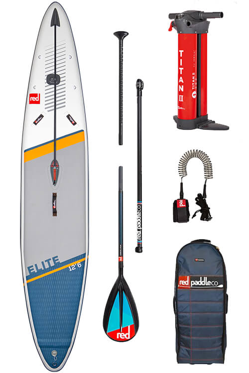 red paddle elite racing 126 paddle board