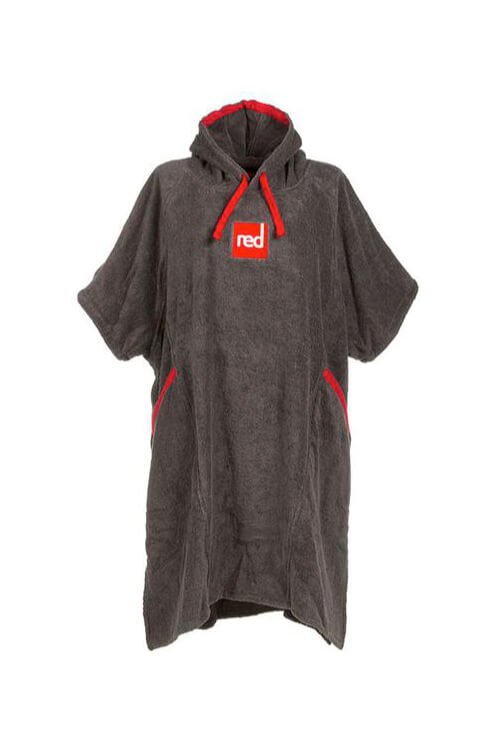 red paddle original luxury towelling robe grey women