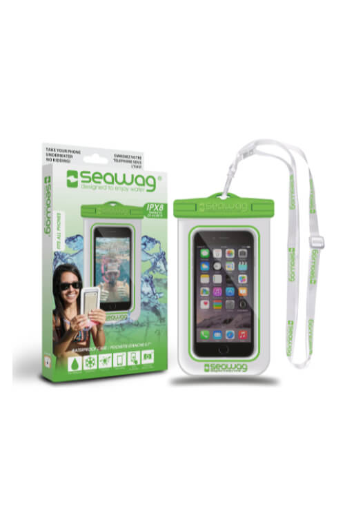 seawag waterproof smartphone white green